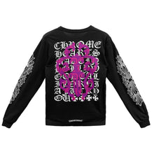 Laden Sie das Bild in den Galerie-Viewer, Chrome Hearts Pink Dagger Script Longsleeve