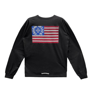 Chrome Hearts USA Flag Dagger Longsleeve