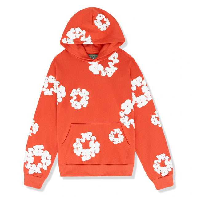 Denim Tears Cotton Wreath Hoodie Orange