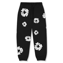 Laden Sie das Bild in den Galerie-Viewer, Denim Tears Cotton Wreath Sweatpants Schwarz